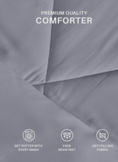 Premium Silver All Season High quality Super Soft Comforter 1 Piece