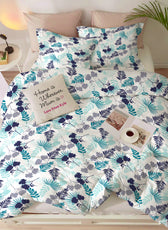 Duvet Cover 4 piece set Queen size High quality 220x240 duvet cover with Fitted sheet and pillow cases Forest - Cotton Home