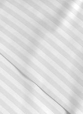 6 Piece Duvet Cover Set 220x240cm Queen - White Stripe - Cotton Home