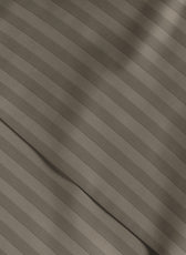 6 Piece  Duvet Cover Set 240x260cm King - Gray Stripe - Cotton Home