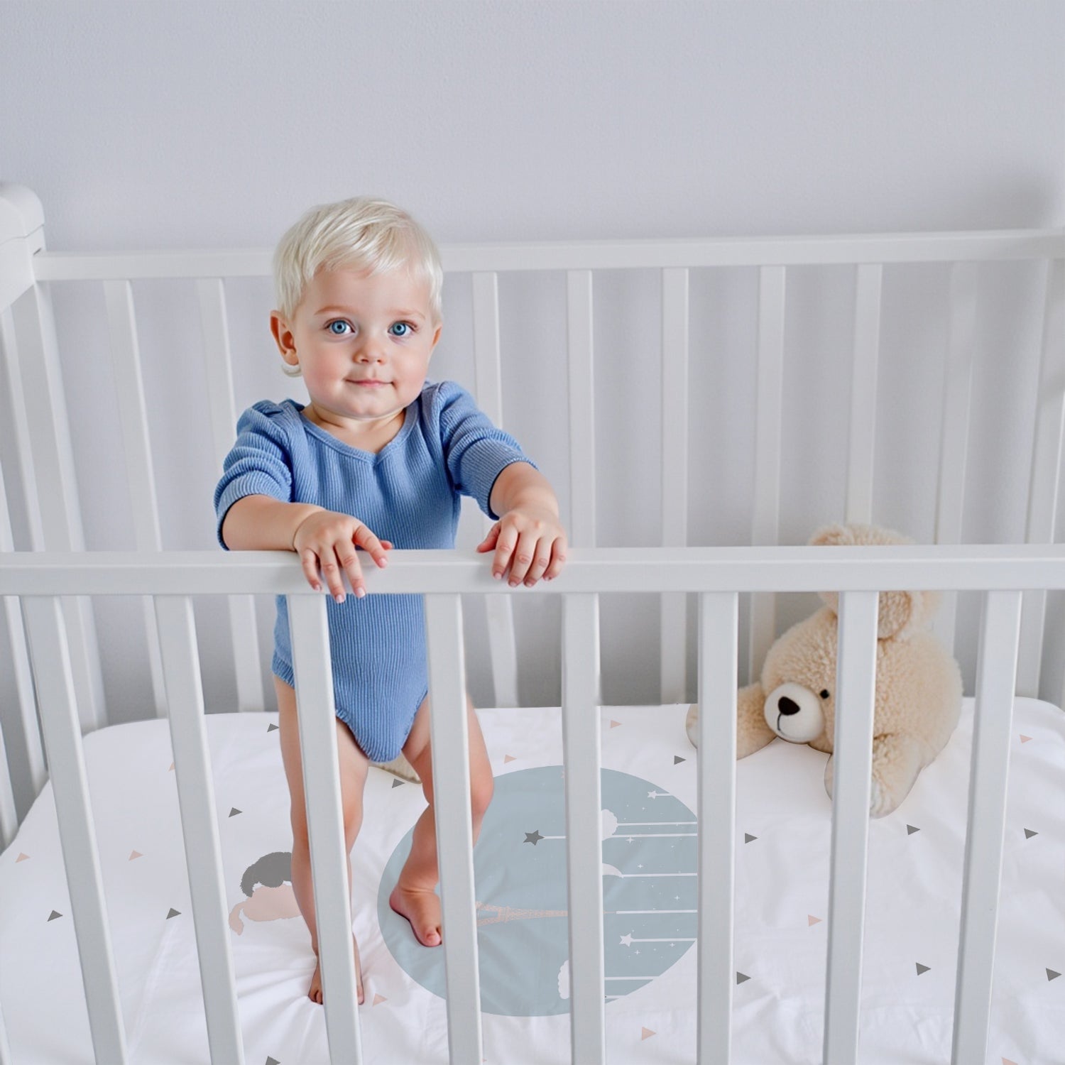 Eid Exclusive Deals on Crib Bedding Set - Dream Night - Cotton Home