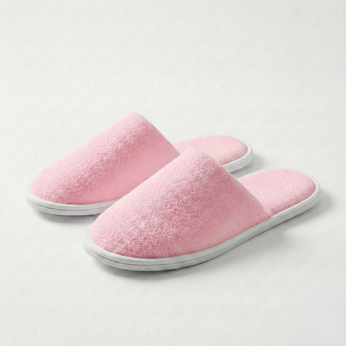 Turkish Luxury Spa Slippers for Men and Women Pack of 2 set  – Soft Lightweight Pink