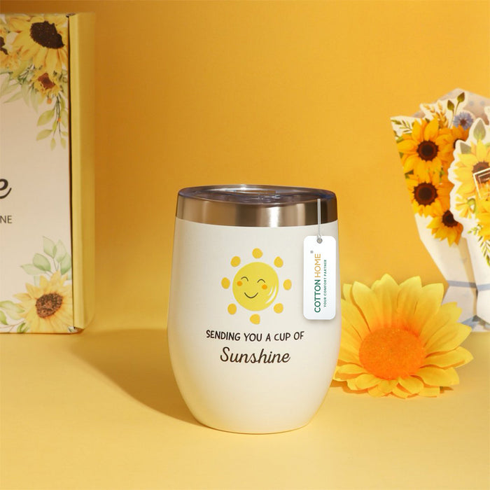 Bath Gift Box Set – Luxe Yellow Spa Care Package with 8 Relaxing Self-Care Items for Women, Mom, Wife, Sister, Friends