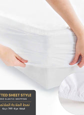 Coral Fleece Waterproof Mattress Protector 90x200+35cm with Deep Pocket - Cotton Home