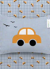 3Piece Baby Crib Comforter Set 90x120 Cotton Comforter, Filled Pillow & Pillow Cover – Little Cars