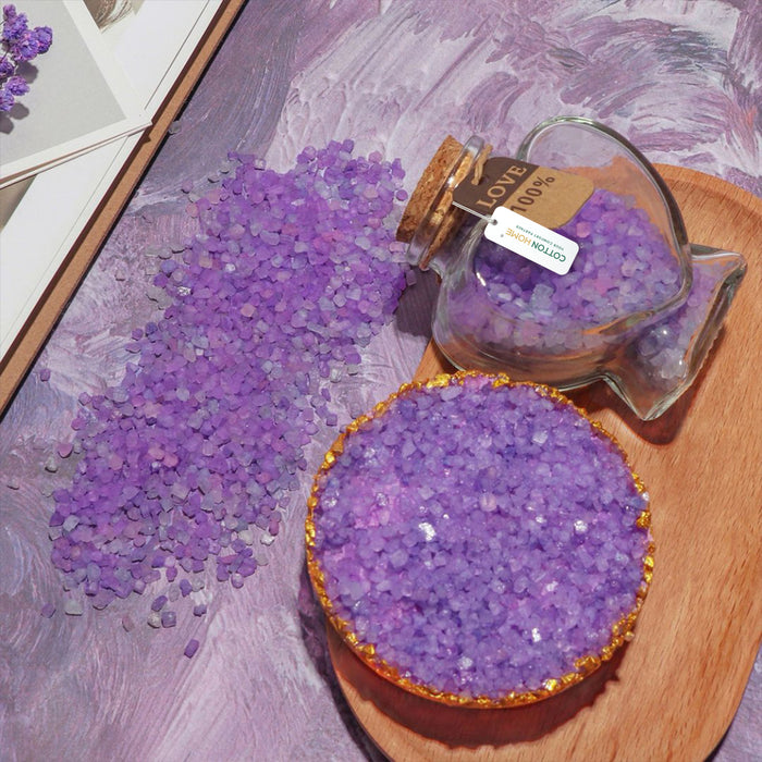 Bath Gift Box Set – Luxe Purple Spa Care Package with 8 Relaxing Self-Care Items for Women, Mom, Wife, Sister, Friends