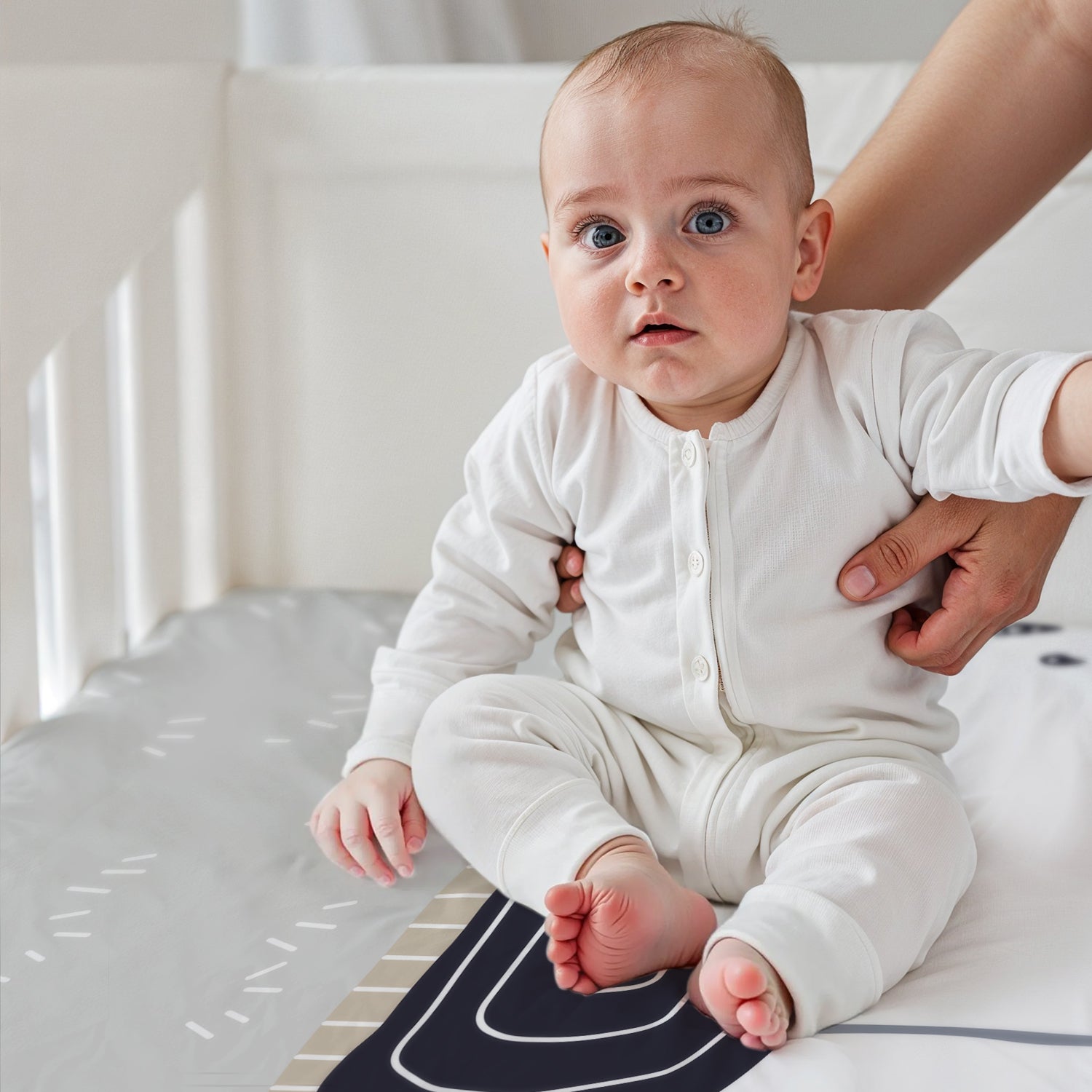 Premium Cotton 2PC Crib Sheets (120x60 cm) Soft, Breathable, Fitted Baby Mattress Sheets Shelly rains