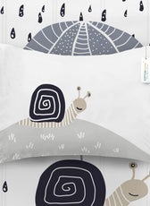 3Piece Baby Crib Comforter Set 90x120 Cotton Comforter, Filled Pillow & Pillow Cover – Shelly Rains