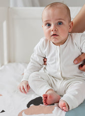 Premium Cotton 2PC Crib Sheets (120x60 cm) Soft, Breathable, Fitted Baby Mattress Sheets Dream Night