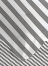 Premium Cotton 4PC Bedding Set Kids Comforter Set 160x220cm Grey Stripe