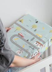 Premium Cotton 2PC Crib Sheets (120x60 cm) Soft, Breathable, Fitted Baby Mattress Sheets Dream Home