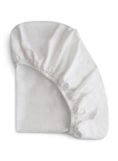 Premium Cotton 3-Piece Baby Crib Bedding Set (120x60 cm) Fitted Baby Mattress Sheets and Protector Pastel Clouds