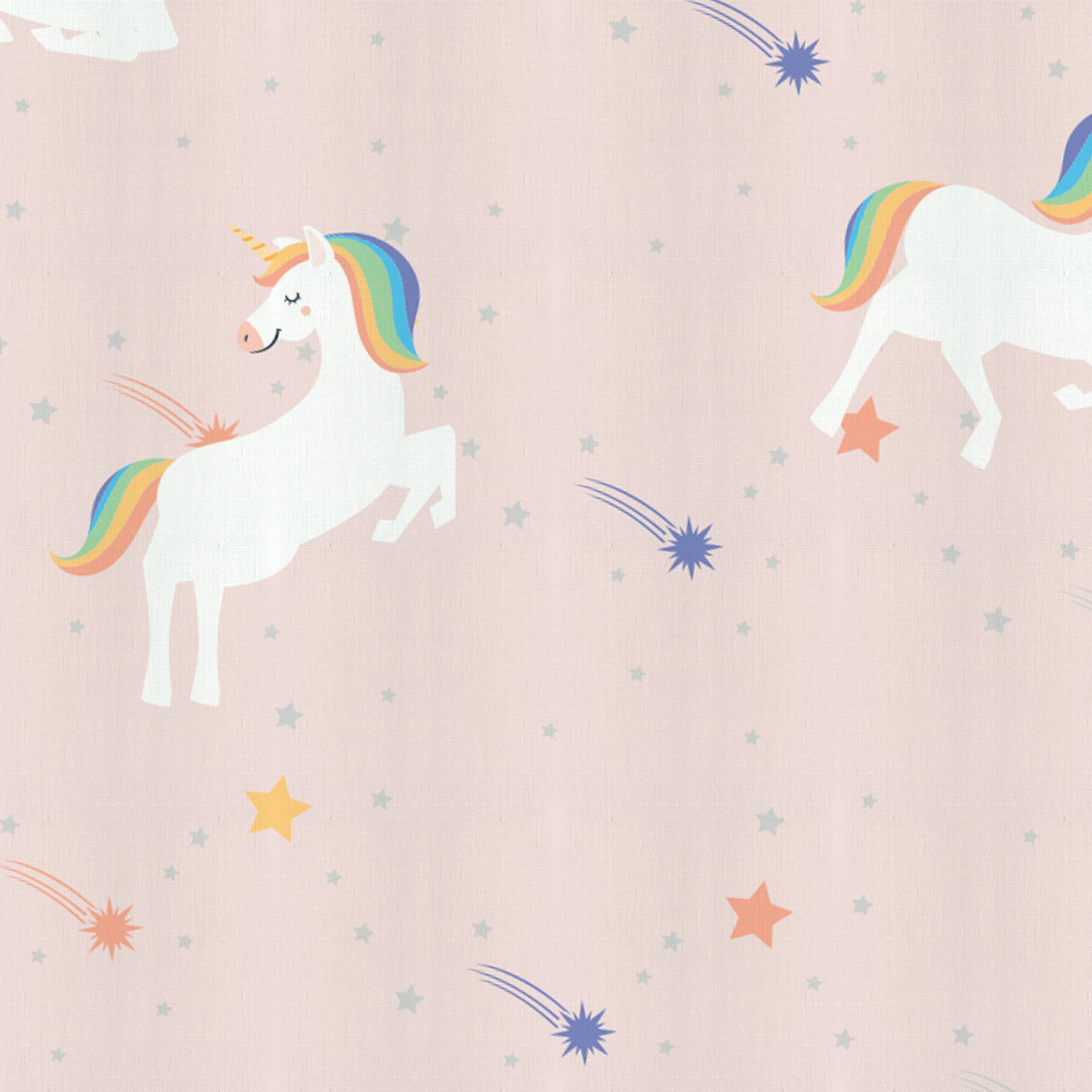 Premium Cotton 3PC Bedding Set Kids Comforter Set 135x220cm Unicorn