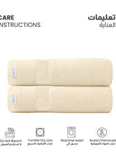 Cotton Bath Towel Pack of 2 Soft Feel, Quick Dry, Highly Absorbent Durable Towels - Cotton Home