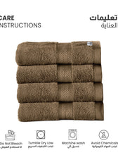 Cotton Face Towel Pack of 4 Soft Feel, Quick Dry, Highly Absorbent Durable Towels - Cotton Home