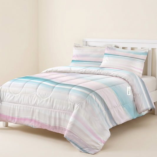 Premium Cotton 4PC Bedding Set Kids Comforter Set 160x220cm Gradient Glow