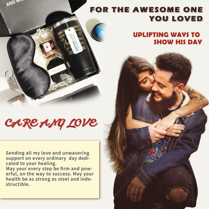 Bath Gift Box Set – Luxe Black Spa Care Package with 12 Relaxing Self-Care Items for Women, Mom, Wife, Sister, Friends