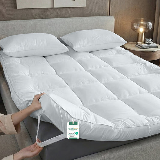 Mattress Topper Extra Thick 10cm White
