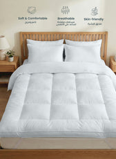 Mattress Topper Extra Thick 160x200+10cm White