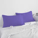 Pillow Cover with Pressed Pillow Set- 50x75cm - Dreamy Comfort Combo Purple - 2 Piece - Cotton Home