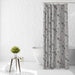Shower Curtain Printed Fabric with Hooks 180x180 Cm - Flora - Cotton Home