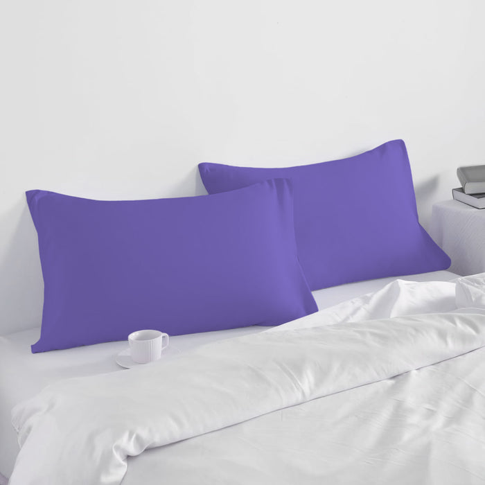 Super Soft Pillowcase 2PC Set - 50x75cm Purple