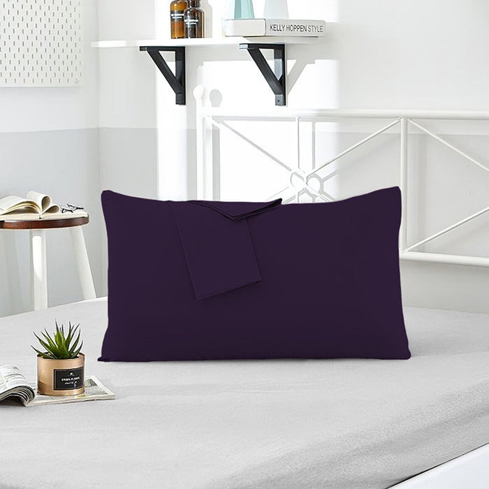 Super Soft Pillowcase 2PC Set - 50x75cm Violet