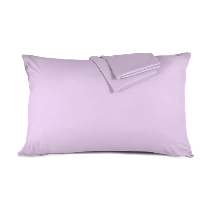 Pillow Cover with Pressed Pillow Set- 50x75cm - Dreamy Comfort Combo Light Purple - 2 Piece - Cotton Home