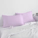 Pillow Cover with Pressed Pillow Set- 50x75cm - Dreamy Comfort Combo Light Purple - 2 Piece - Cotton Home