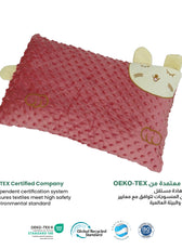 Skin Friendly Velvet Kids Pillow Pink