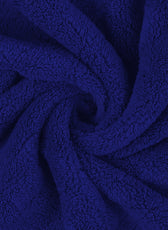 Premium Cotton Blue Terry Bathrobe with Pockets Suitable for Men and Women, Soft & Warm Terry Home Bathrobe, Sleepwear Loungewear, One Size Fits All - Cotton Home