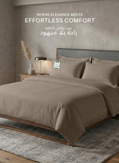 Egyptian Cotton 6 Piece Duvet Cover Set 220x240cm Champagne