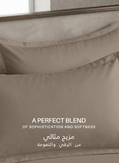 Egyptian Cotton 6 Piece Duvet Cover Set 220x240cm Champagne
