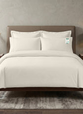 Egyptian Cotton 6 Piece Duvet Cover Set 220x240cm Cream