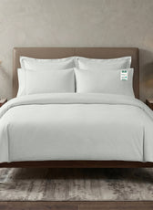 Egyptian Cotton 6 Piece Duvet Cover Set 220x240cm Foggy Stone