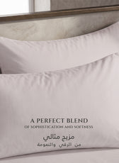Premium Cotton Fitted Bedsheet 500TC High Quality 200x200cm Light Grey