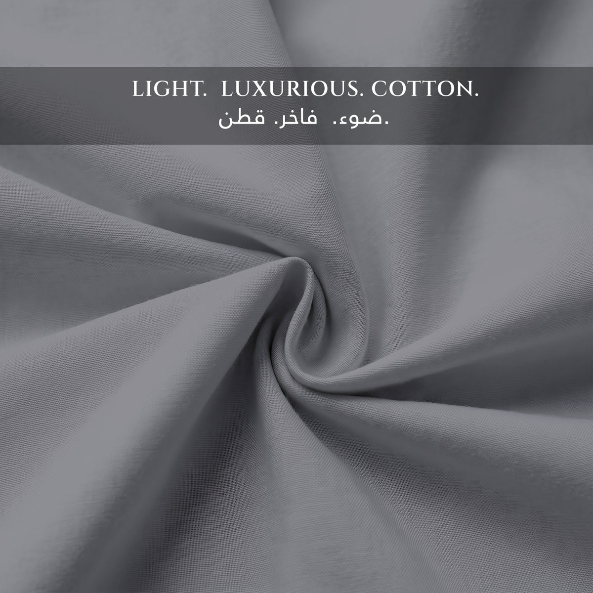 Premium Cotton Fitted Bedsheet 500TC High Quality 120x200cm Silver