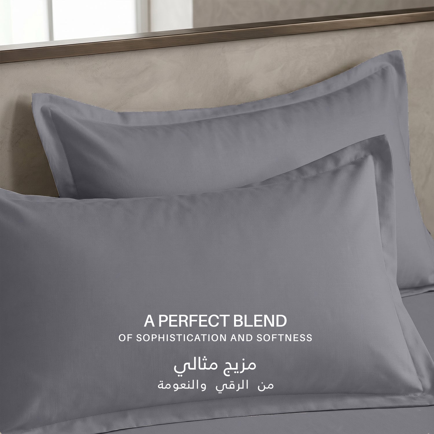 Egyptian Cotton 6 Piece Duvet Cover Set 220x240cm Silver