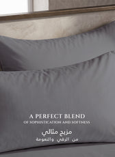 Premium Cotton Fitted Bedsheet 500TC High Quality 120x200cm Silver