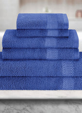 Cotton 6 Piece Towel Set-Soft Feel, Quick Dry, Highly Absorbent Durable Towels - Cotton Home