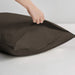 Pillow Cover with Pressed Pillow Set- 50x75cm - Dreamy Comfort Combo Khaki - 2 Piece - Cotton Home