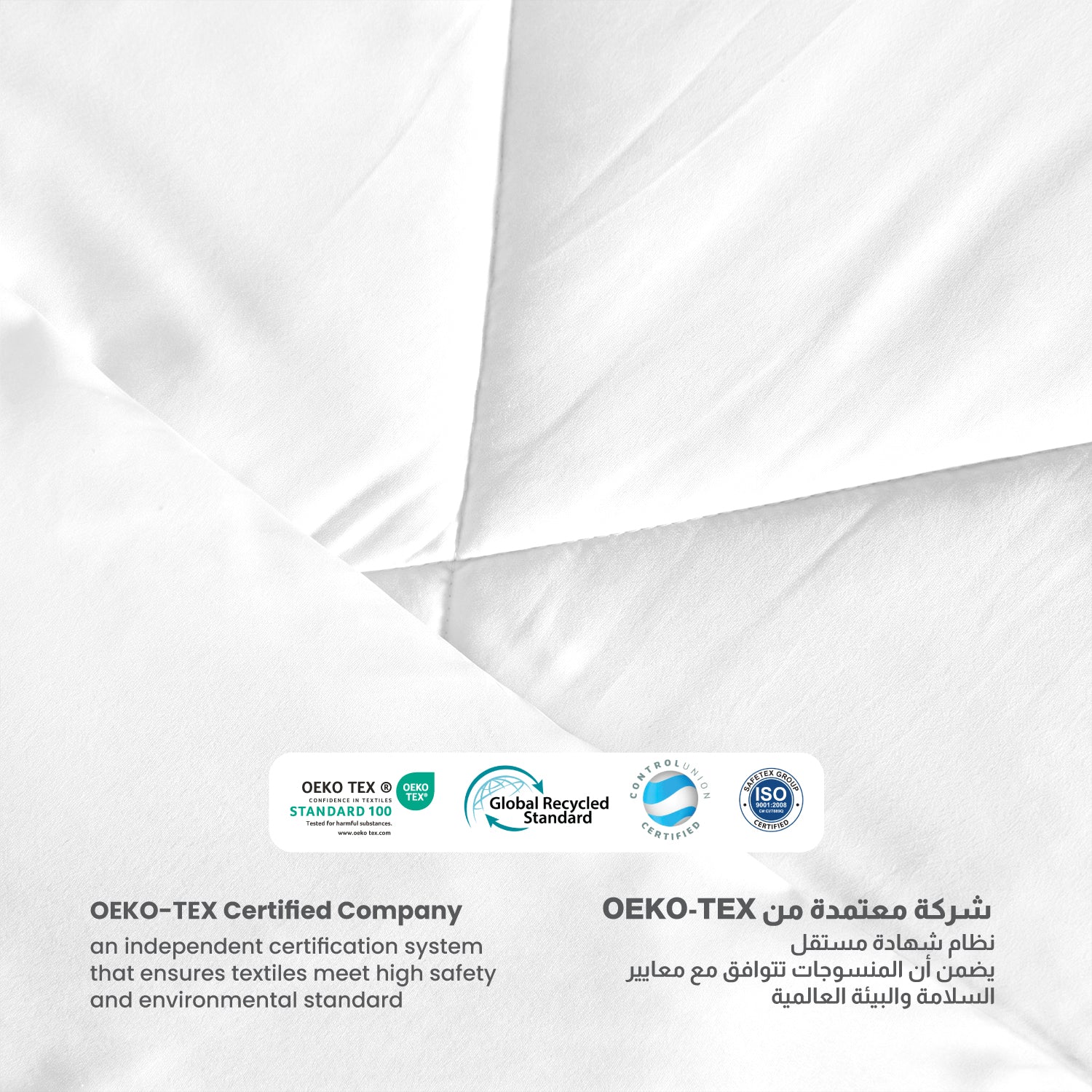 3PC Comforter Set Solid Dyed Microfiber Dark White 160×220cm