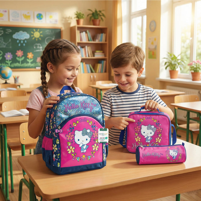Back to School Essentials School Bags & Hair Accessories Hello Kitty