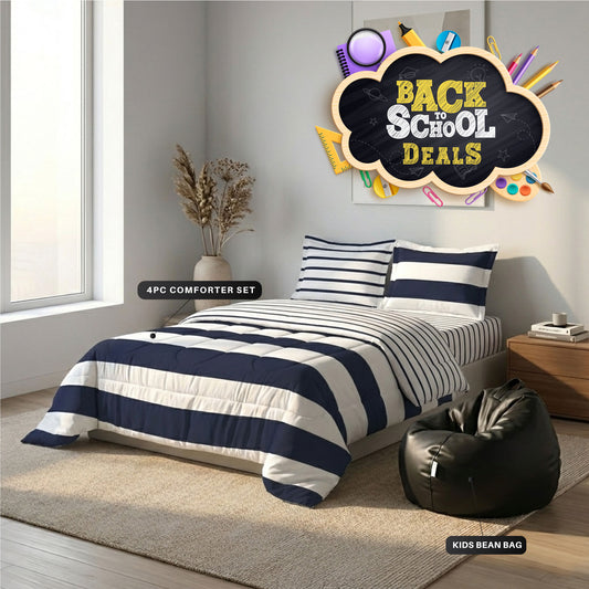 4PC Kids Bedding & Bean Bag Bundle 11