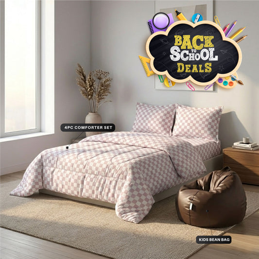 4PC Kids Bedding & Bean Bag Bundle 14