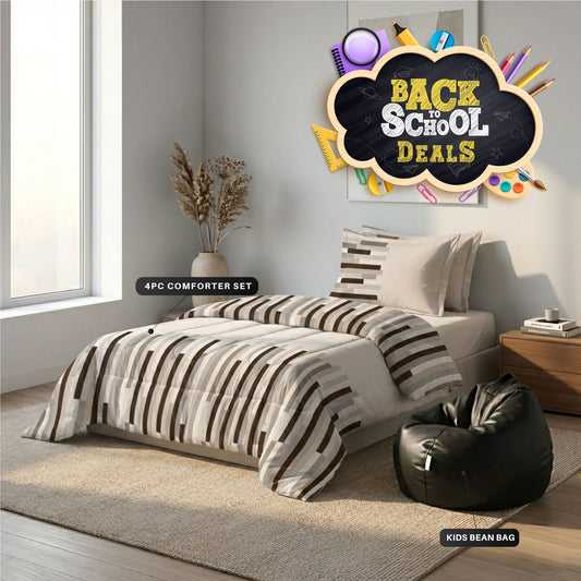 4PC Kids Bedding & Bean Bag Bundle 09