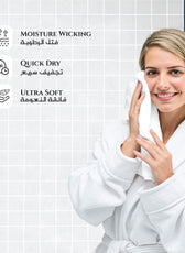 Cotton Face Towel and Hand Towel 4 Piece Set-Soft Feel, Quick Dry, Highly Absorbent Durable Towels - Cotton Home