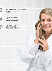 Cotton Face Towel and Hand Towel 4 Piece Set-Soft Feel, Quick Dry, Highly Absorbent Durable Towels - Cotton Home