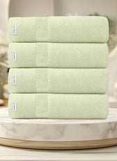 Cotton Hand Towel 50x100 CM 4 Piece Set-Soft Feel, Quick Dry, Highly Absorbent Durable Towels - Cotton Home