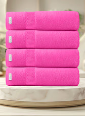 Cotton Hand Towel 50x100 CM 4 Piece Set-Soft Feel, Quick Dry, Highly Absorbent Durable Towels - Cotton Home